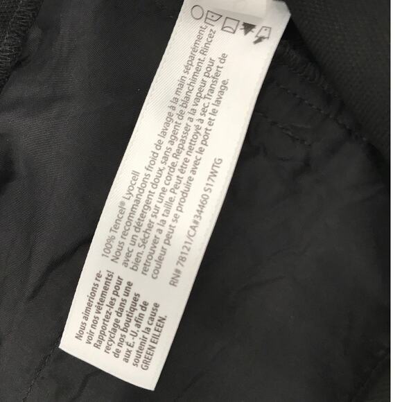 Eileen Fisher Black Elastic Waist Casual Pants Womens L - Picture 8 of 8